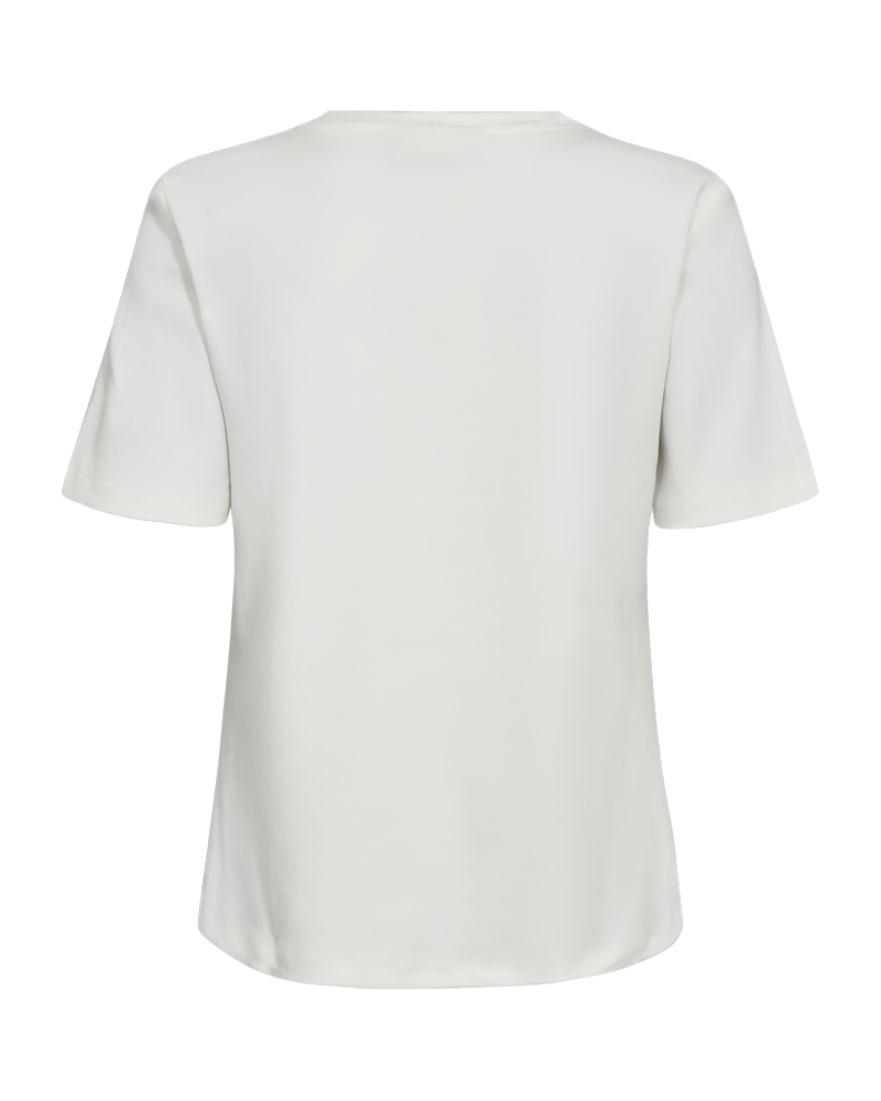 CMMUSE - T-SHIRT IN WOLLWEISS