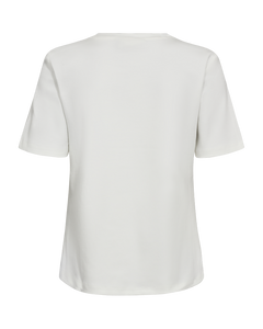 CMMUSE - T-SHIRT IN WOLLWEISS