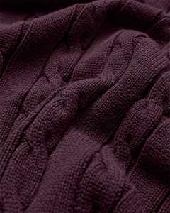 CMKOTOM – ZOPFSTRICK-PULLOVER IN ROT