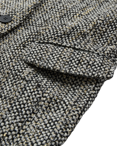 CMRUBI – GESTRICKTE WESTE IN GRAU UND WOLLWEISS