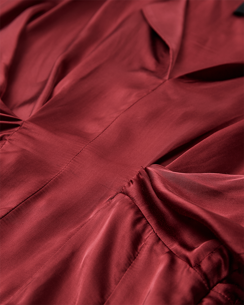 CMSABRINA - BLUSE IN ROT