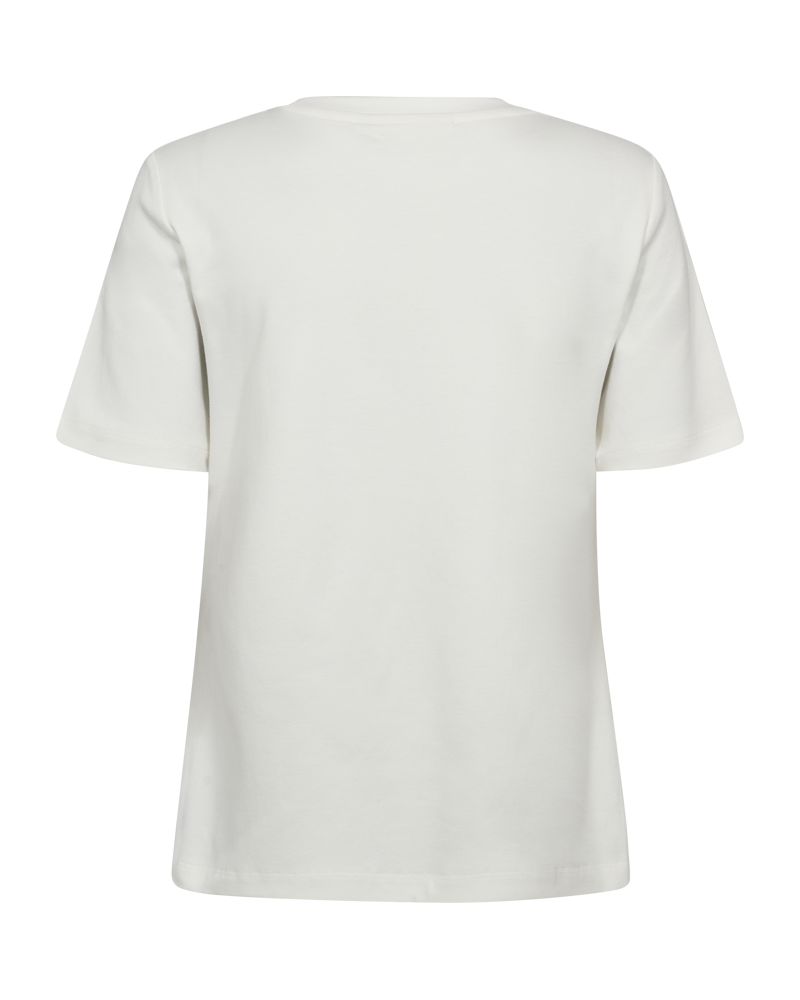 CMMUSE - T-SHIRT IN WOLLWEISS