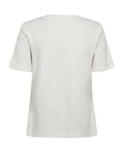 CMMUSE - T-SHIRT IN WOLLWEISS