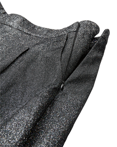 CMSHINMI - ROCK MIT GLITZER IN SCHWARZ