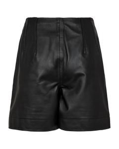 CMROYAL – LEDERSHORTS IN SCHWARZ