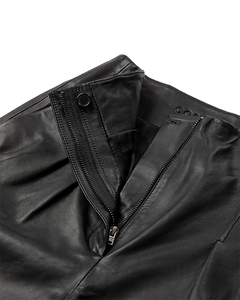 CMROYAL – LEDERSHORTS IN SCHWARZ