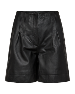 CMROYAL – LEDERSHORTS IN SCHWARZ