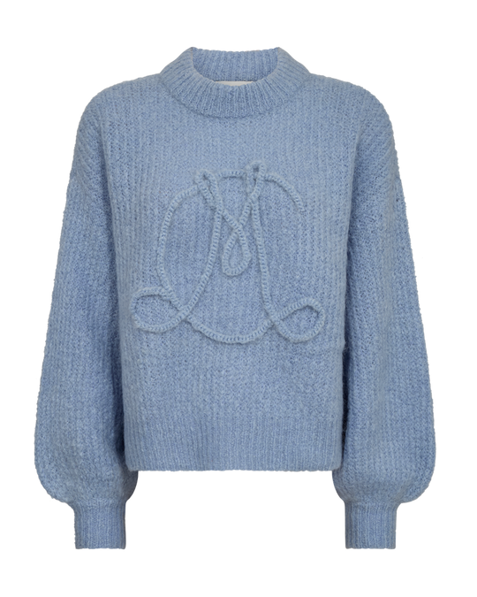 CMCOMFY – RIPPSTRICK-PULLOVER IN BLAU