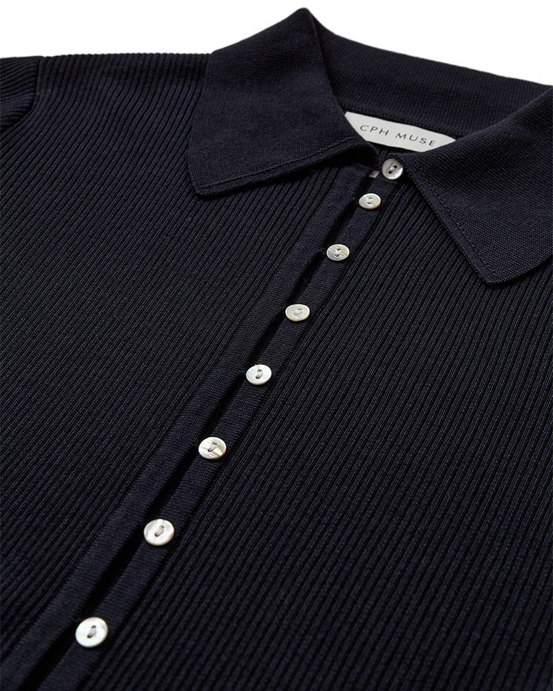 CMCONNIE – CARDIGAN MIT KNÖPFEN IN BLAU