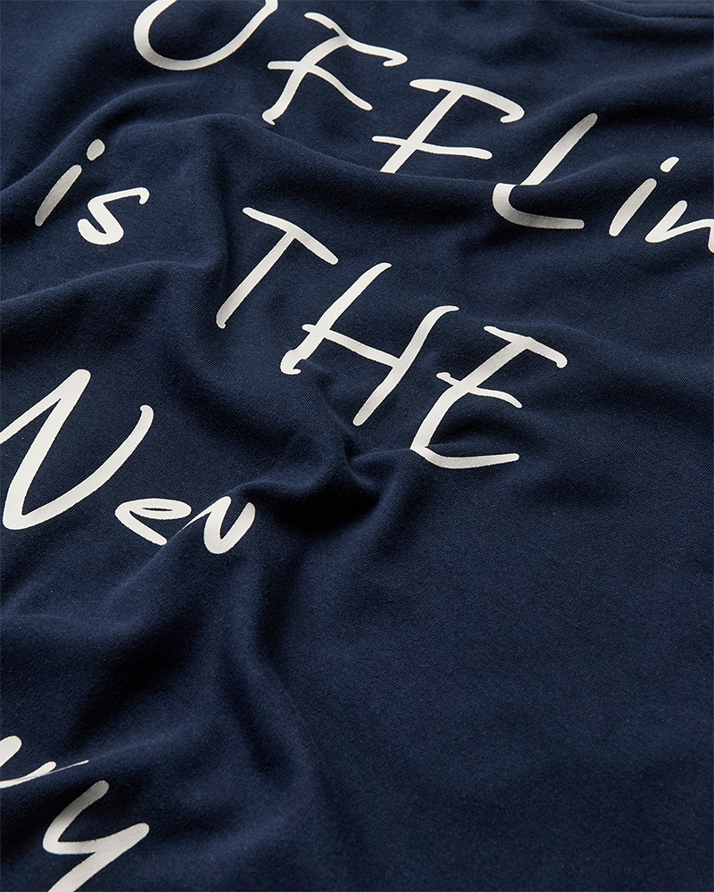 CMMUSE - OVERSIZE T-SHIRT IN BLAU