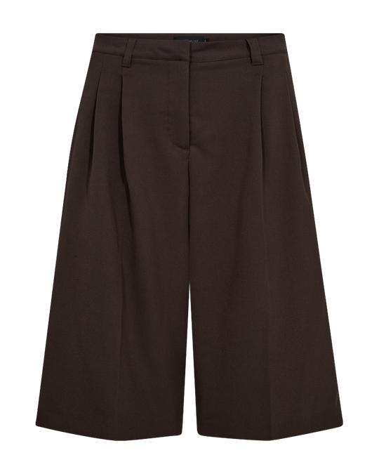 CMTAILOR – HOCHGESCHNITTENE SHORTS IN BRAUN