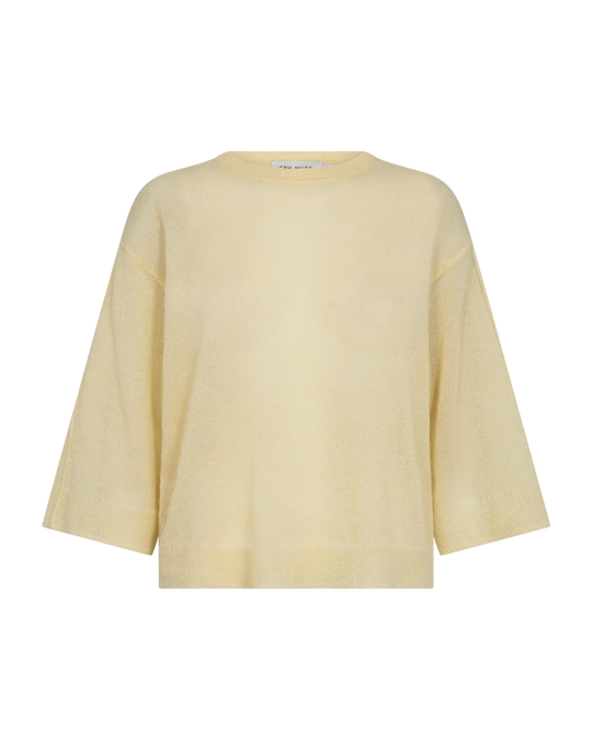 CMKAMMA – KURZER PULLOVER IN HELLGELB