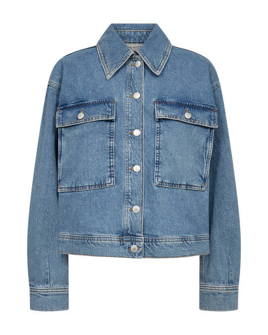 CMANOUK – JACKE IN DENIM-QUALITÄT IN BLAU