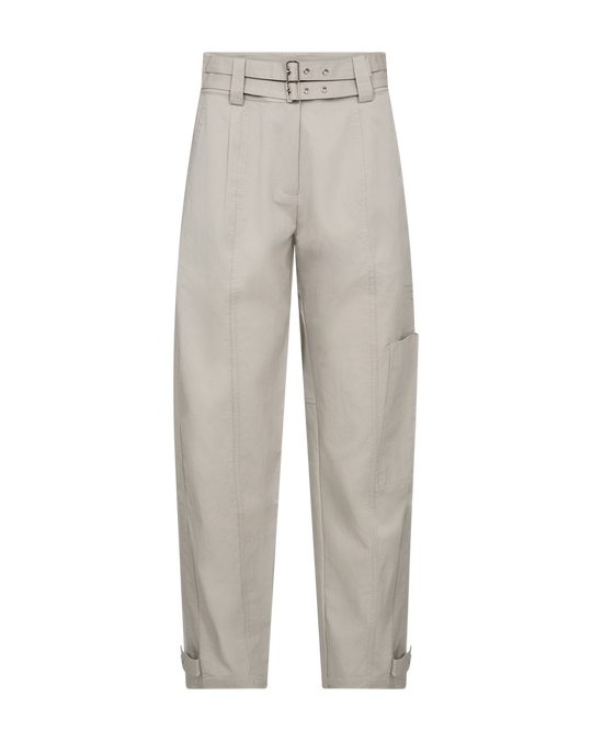 CMLUCY – HOCHGESCHNITTENE HOSE IN BEIGE