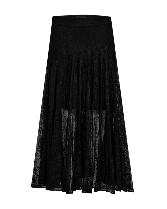 CMLEA – ROCK MIT SPITZE IN SCHWARZ