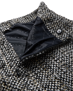 CMRUBI – GESTRICKTER ROCK IN GRAU UND WOLLWEISS