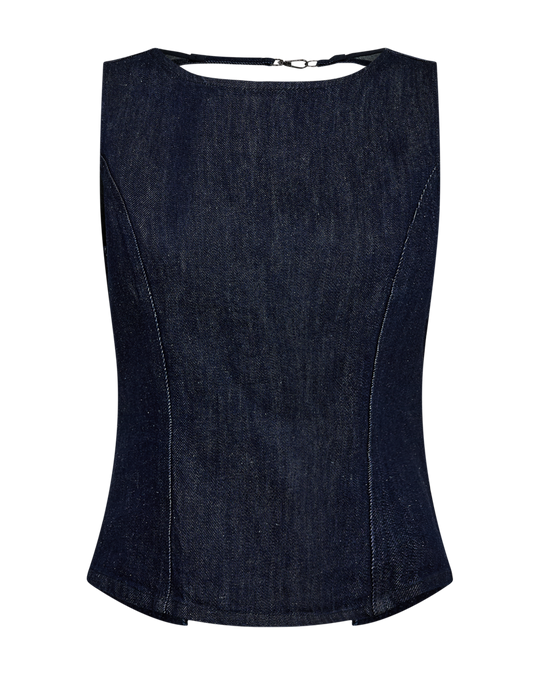 CMJALYNN – TOP IN DENIMQUALITÄT IN BLAU