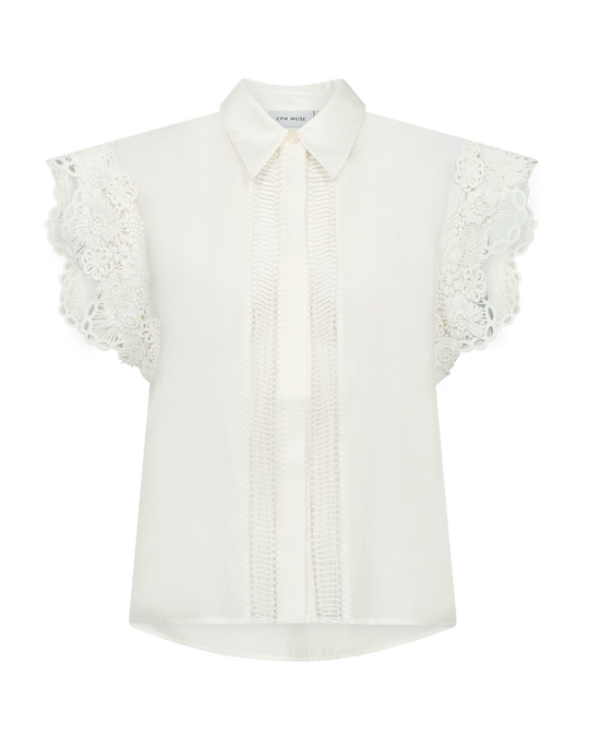 CMMOLLY - HEMD IN WEISS