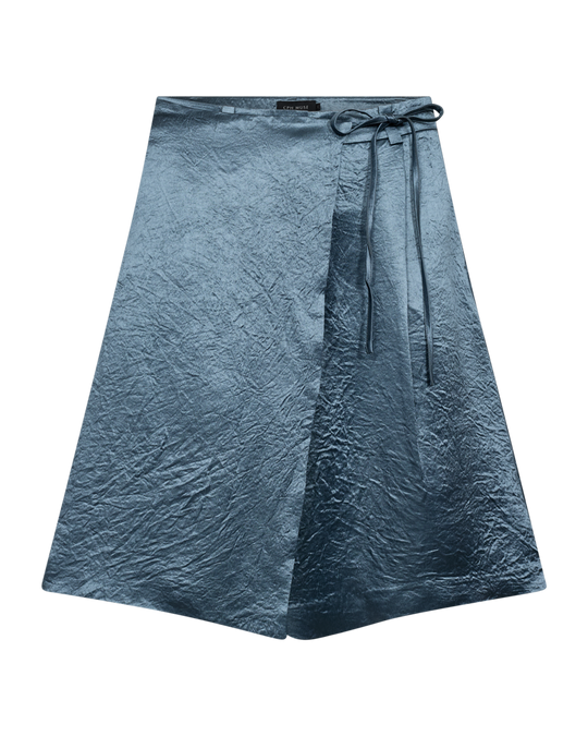 CMSASHA - SATIN SKORT IN BLAU