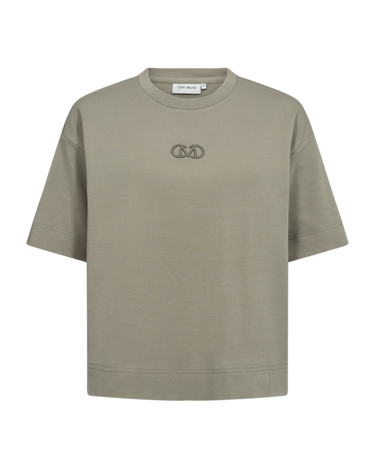 CMMUSE - OVERSIZE T-SHIRT IN GRÜN