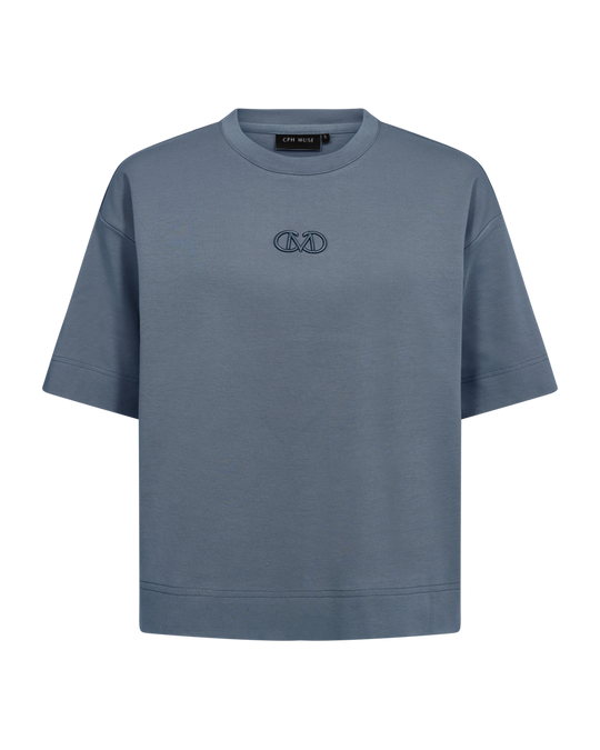 CMMUSE - OVERSIZE T-SHIRT IN BLAU