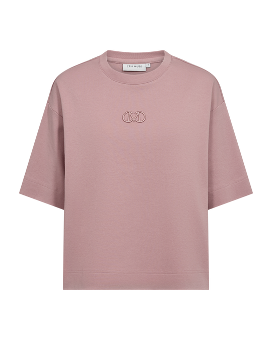 CMMUSE - OVERSIZE T-SHIRT IN ROSE
