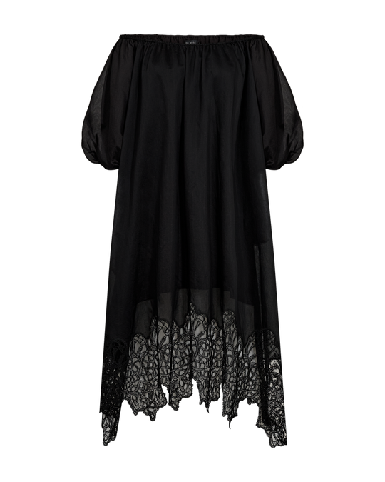 CMDOLLY - OFF-SHOULDER-KLEID IN SCHWARZ