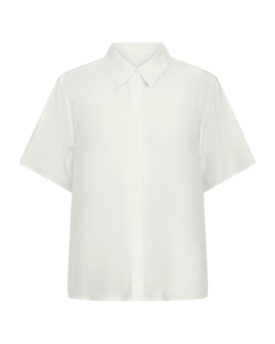 CMMOLLY – HEMD MIT SPITZE IN WOLLWEISS