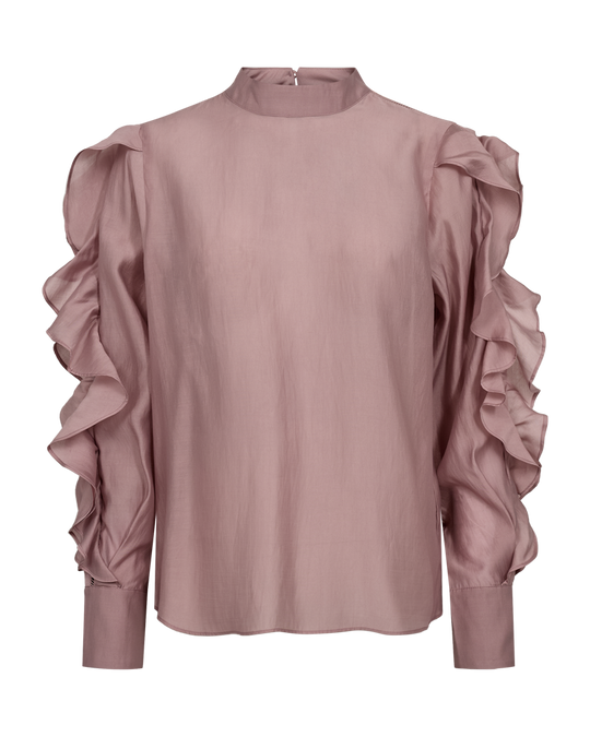 CMMOLLY - BLUSE IN ROSE