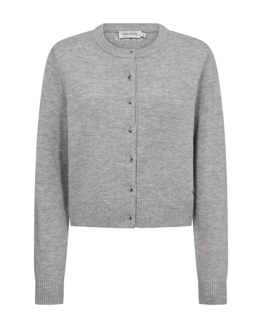 CMSIENNA - CARDIGAN IN GRAU
