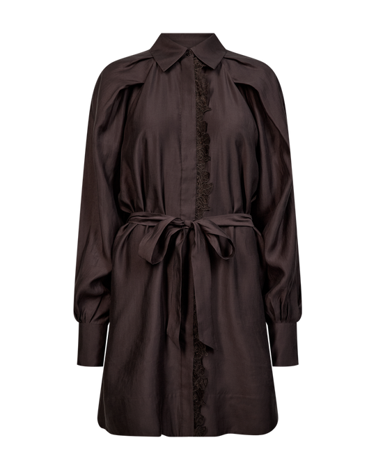 CMMOLLY – HEMDKLEID IN BRAUN